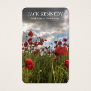 Prayer Cards   Poppy