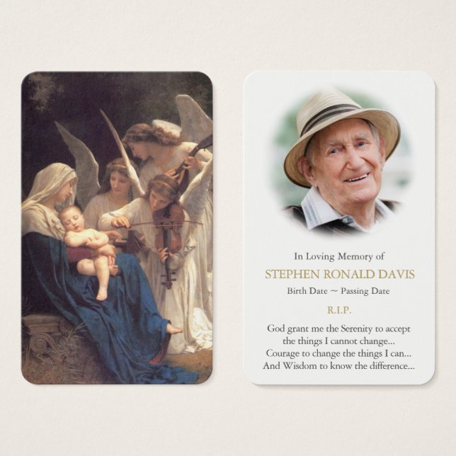 Prayer Cards | Song of Angels (Front & Back)