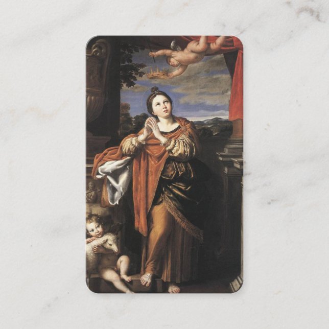 Prayer Cards | St. Agnes of Rome 1 (Front)
