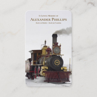 Prayer Cards | Steam Locomotive Deluxe