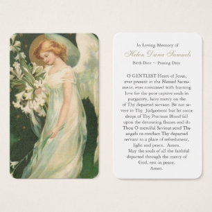 Prayer Cards   Vintage Angel