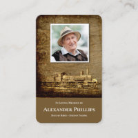 Prayer Cards | Vintage Locomotive Deluxe