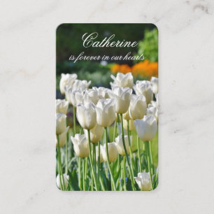 Prayer Cards   White Tulips