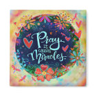 Prayer Causes Miracles Inspirivity Faith Magnet