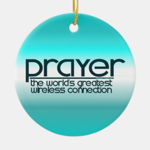 PRAYER CERAMIC ORNAMENT