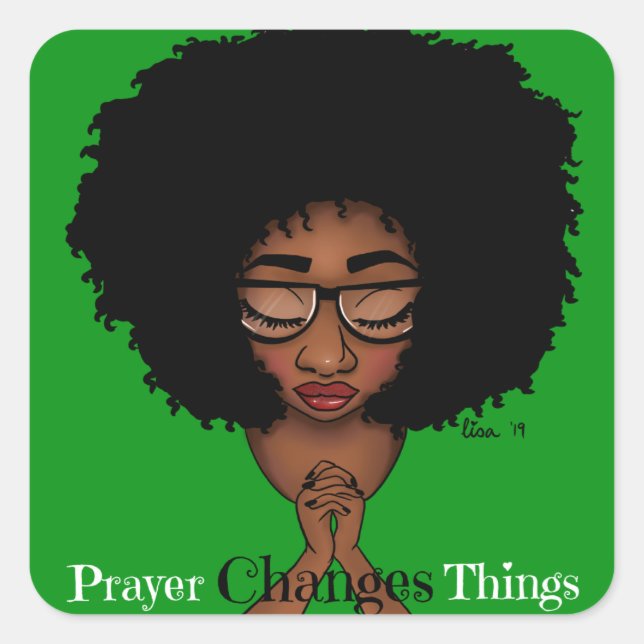 Prayer Changes Things Stickers (Front)