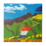 Prayer Flags II Ceramic Tile<br><div class="desc">Home Décor</div>
