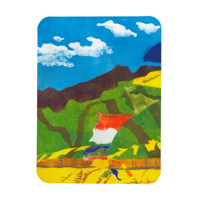 Prayer Flags II Magnet (Vertical)