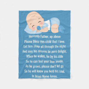 Prayer - Fleece Blanket, 60"x80"