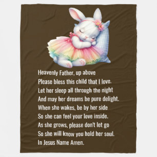 Prayer - Fleece Blanket, 60"x80" Blanket