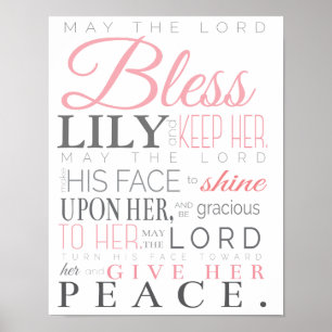 PRAYER FOR BABY GIRL POSTER