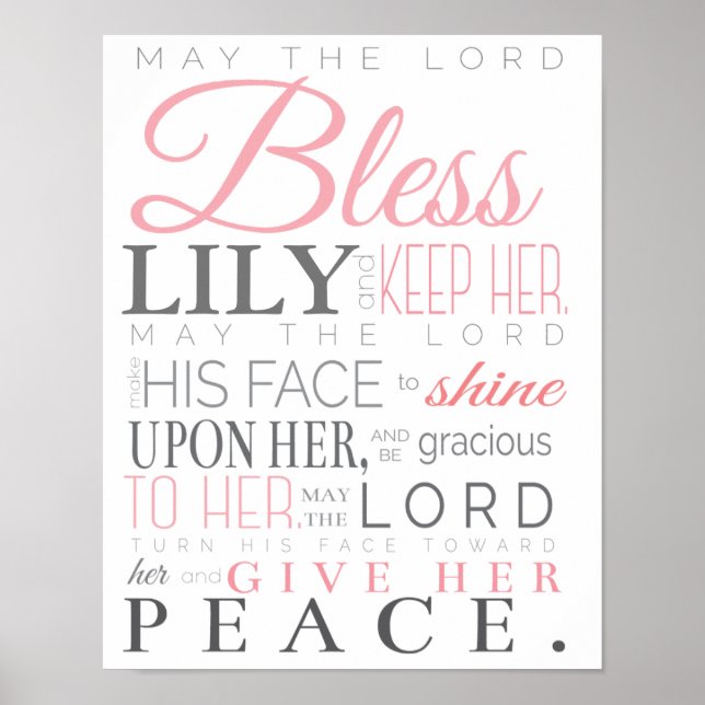 PRAYER FOR BABY GIRL POSTER (Front)