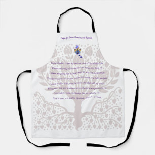 Prayer for Divine Cleansing and Alignment Apron