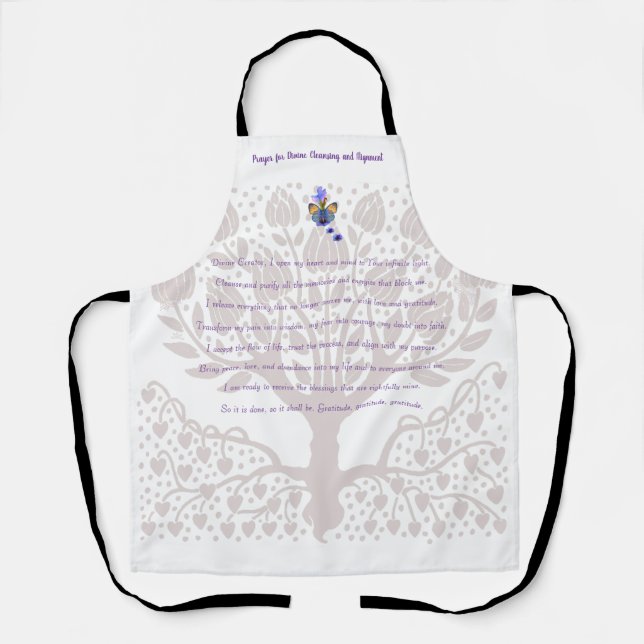 Prayer for Divine Cleansing and Alignment Apron (Front)