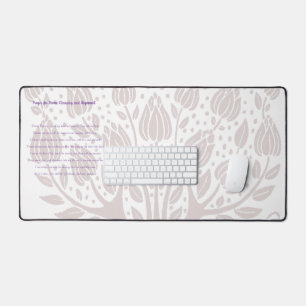 Prayer for Divine Cleansing and Alignment Desk Mat
