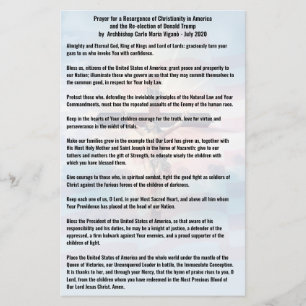 Prayer for President Trump and the USA -Vigano