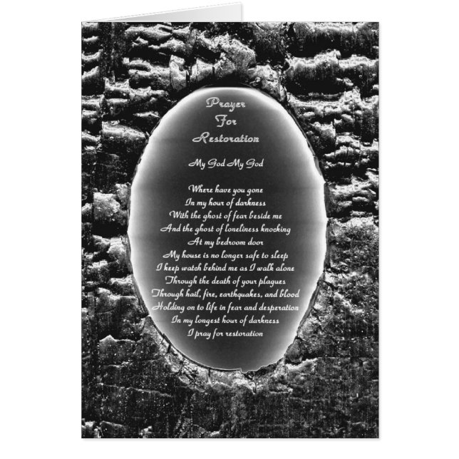 Prayer For Restoration (Front)