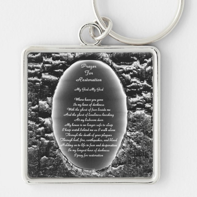 Prayer for Restoration Key Ring (Front)