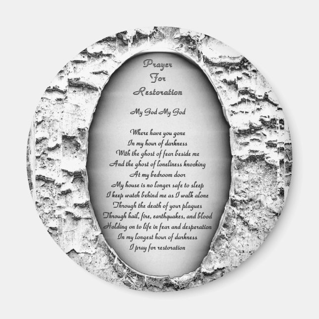 Prayer for Restoration Magnet (Front)