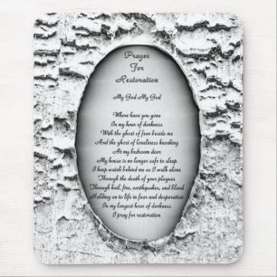 Prayer for Restoration Mouse Pad