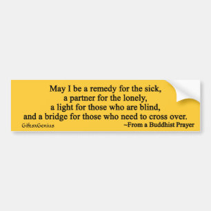 Prayer for the Sick Bumper Sticker