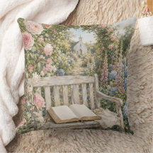 Prayer Garden Bench Chapel Watercolor