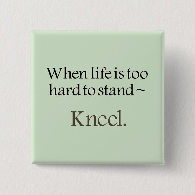 prayer gifts 15 cm square badge (Front)