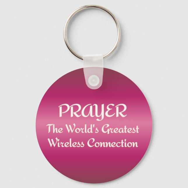 PRAYER - Greatest Wireless Connection Key Ring (Front)