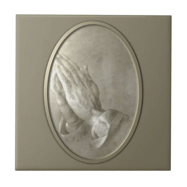 Prayer Hands Tile (Front)