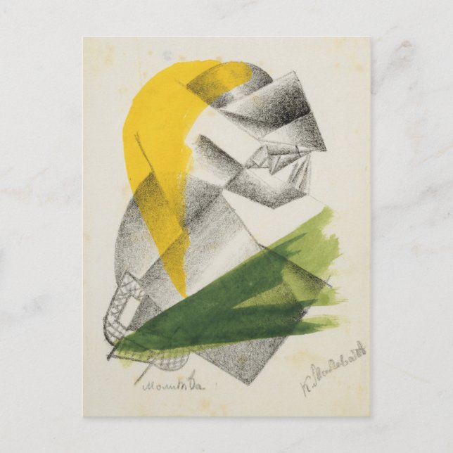 Prayer II, c.1913 (lithograph) Postcard (Front)