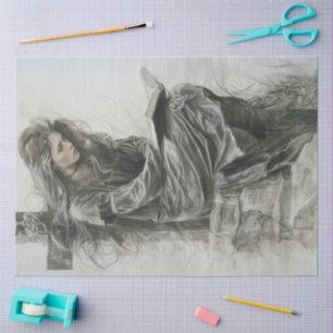Prayer in Time of Grief Decoupage Tissue Paper