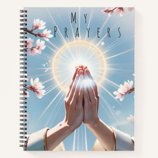 Prayer Journal / Floral Hands in Prayer Christian