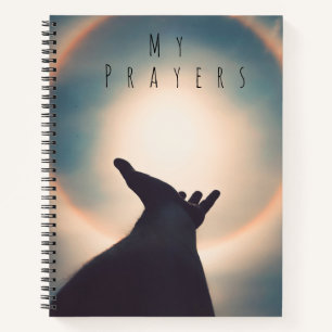 Prayer Journal / Floral Hands in Prayer Christian