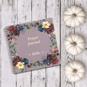 Prayer Journal Thanksgiving Custom Name Purpose