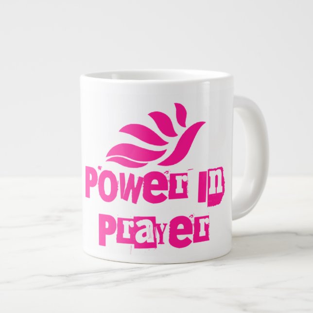 Prayer  - Jumbo Mug (Front Right)
