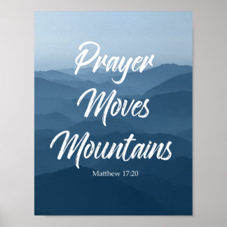 PRAYER MOVES MOUNTAINS WALL ART