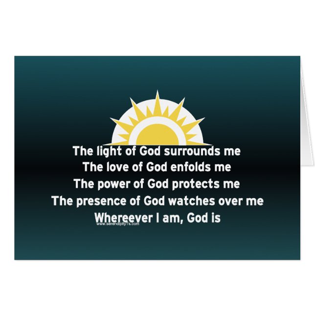 Prayer of Protection (Front Horizontal)