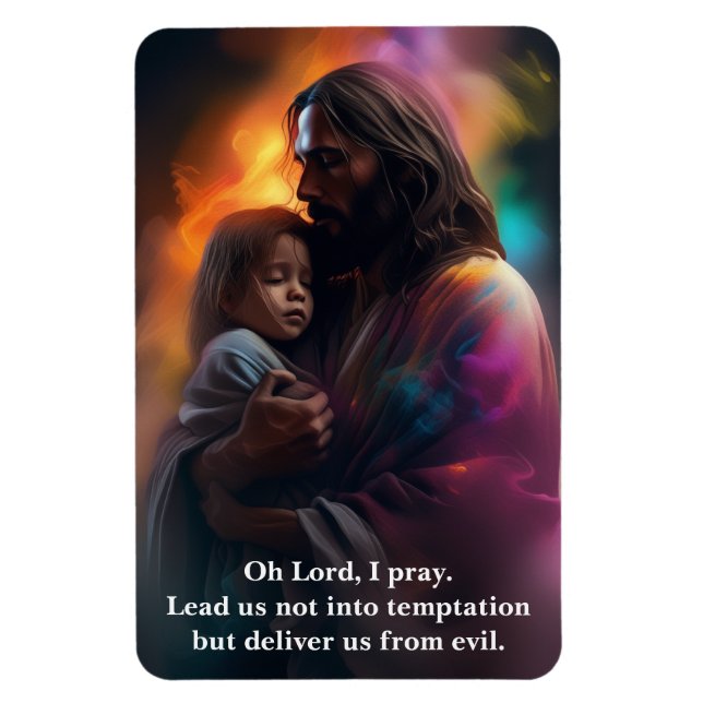 Prayer of Protection Jesus Christ Custom Text  Magnet (Vertical)