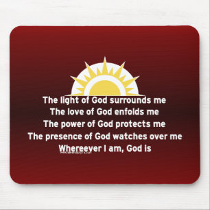 Prayer of Protection Mouse Pad