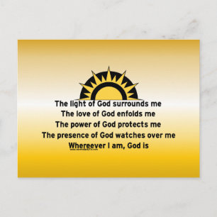 Prayer of Protection Postcard