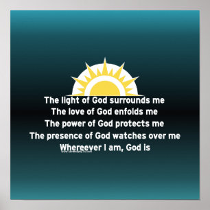 Prayer of Protection Poster