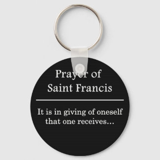 Prayer of Saint Francis Key Ring