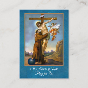 Prayer of St. Francis of Assisi Holy Cards