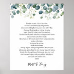 Prayer on your wedding day poster<br><div class="desc">Prayer before your wedding Designed By The Arty Apples</div>