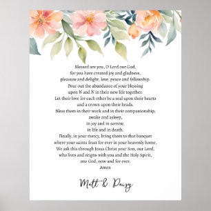 Prayer on your wedding day poster