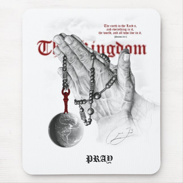 Prayer Pad Mouse Pad (Front)