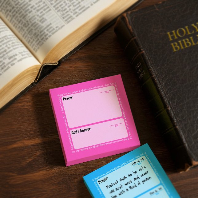 Prayer Post-It Notes (Pink) (Creator Uploaded)