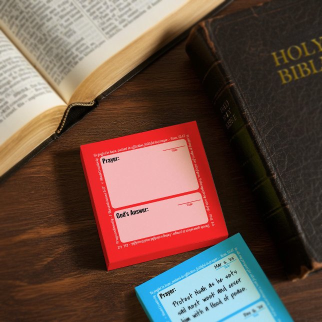 Prayer Post-It Notes (Red) (Creator Uploaded)