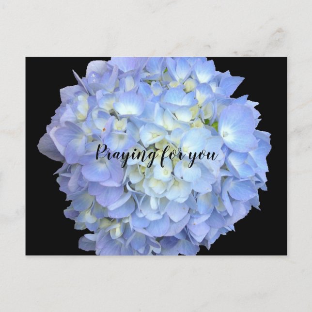 Prayer postcard beach scene scripture verse (Front)