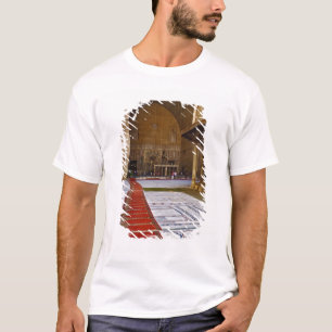 Prayer rugs leading into Islamic mosque, Cairo, T-Shirt